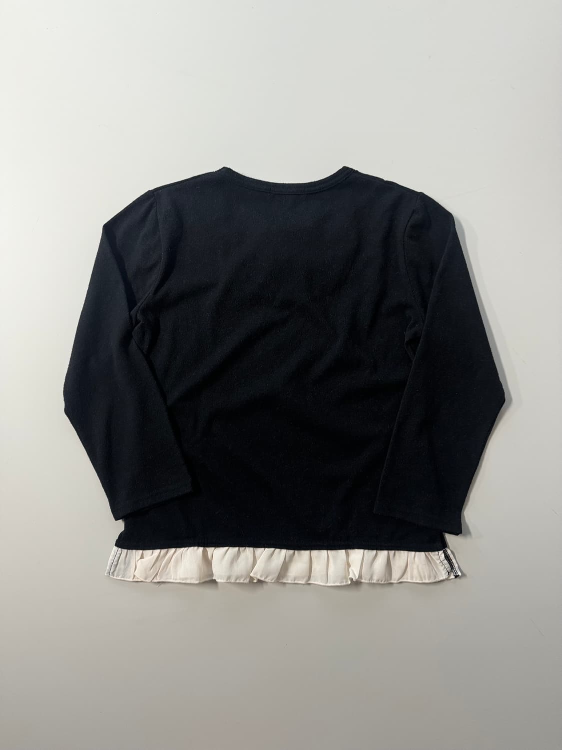 셔링 리본 넥 레이어드 탑 상품이미지4