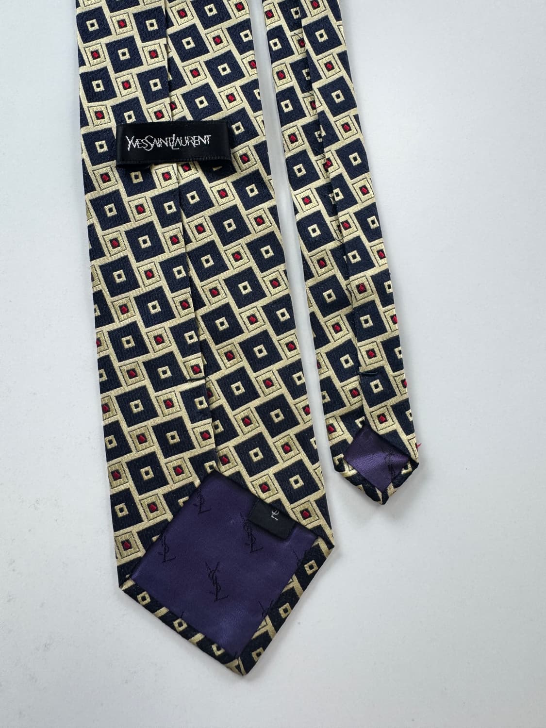 생로랑(Saint Laurent) 실크 패턴 넥타이 9.3cm 상품이미지5