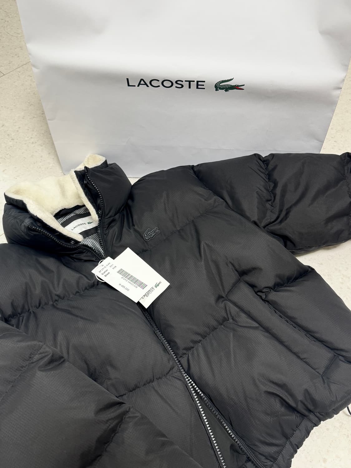 라코스테 숏패딩 상품이미지1