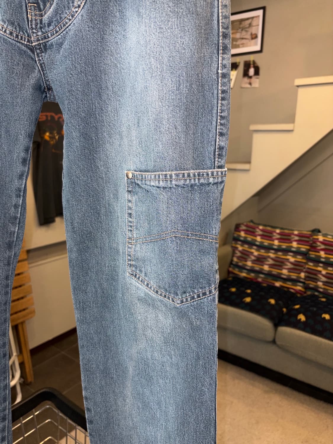 90-00’s Armani Jeans pocket detail denim 상품이미지7