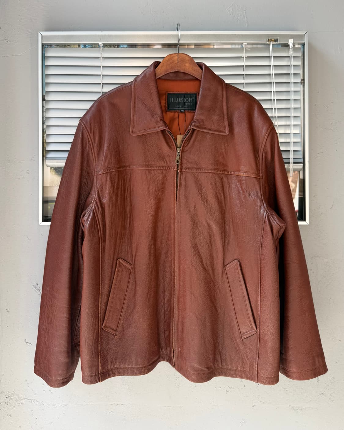 ILLUSION brown lambskin jacket 상품이미지1