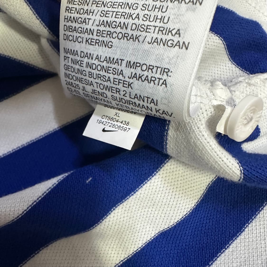 Nike 헤리티지 스트라이프 반팔 카라티 상품이미지5