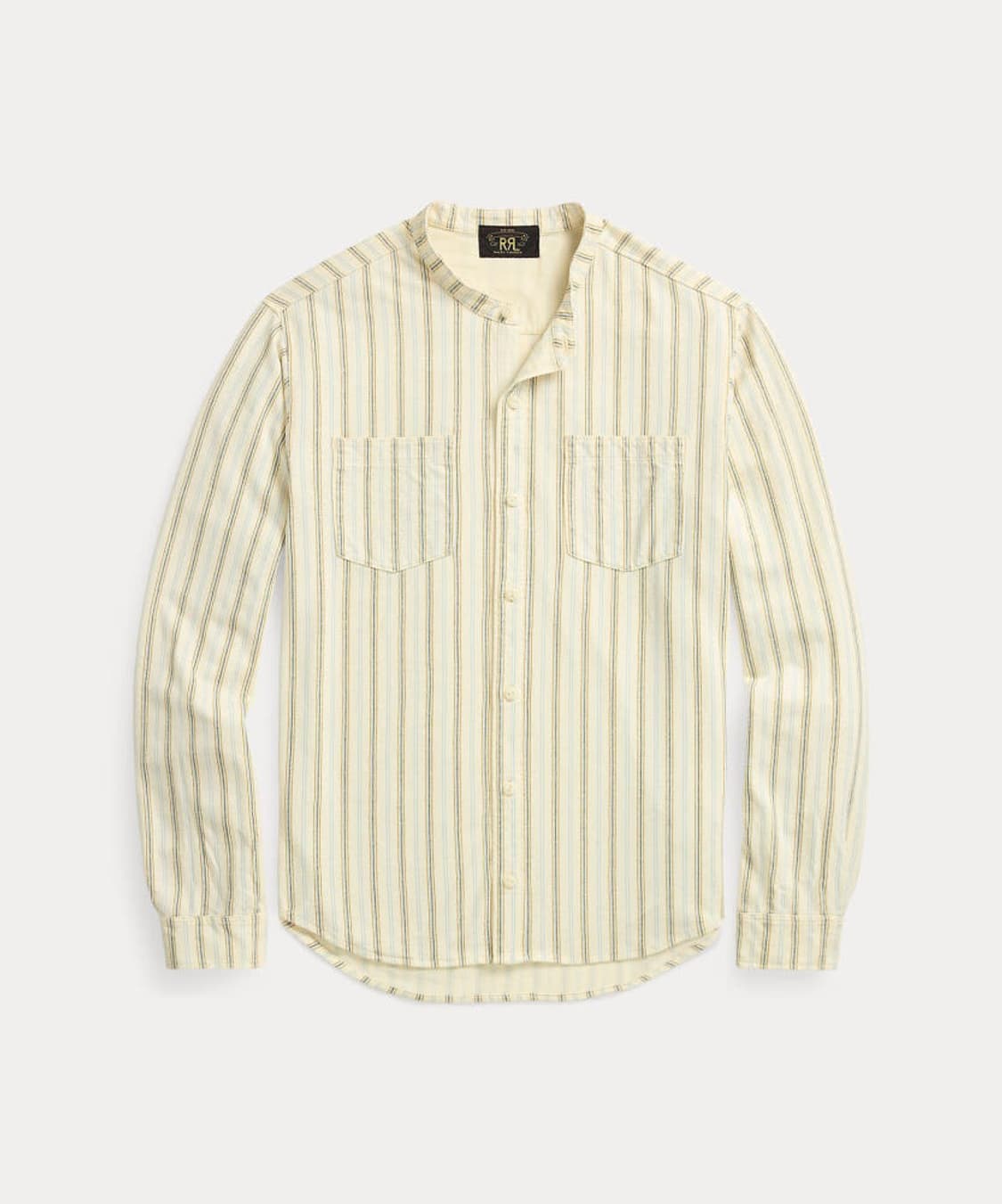 RRL 더블알엘 스트라이프 린넨코튼 저지 셔츠 M 상품이미지1