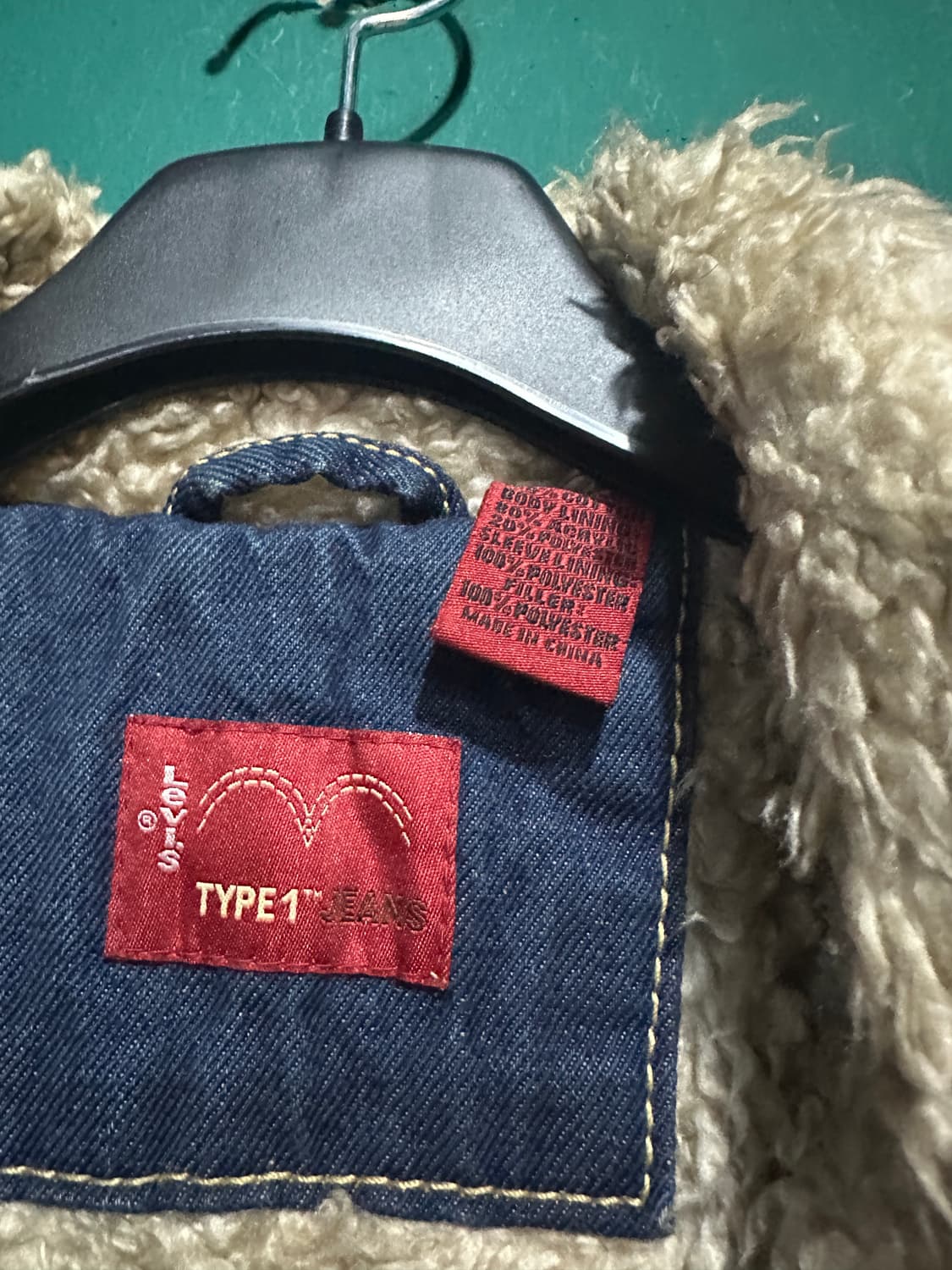 리바이스 타입1 쉐르파 청자켓 95 상품이미지3