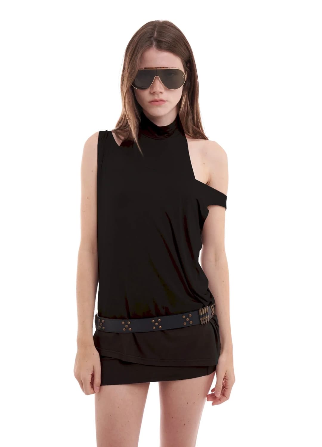 NiiHai) layers dress in black XS 상품이미지1