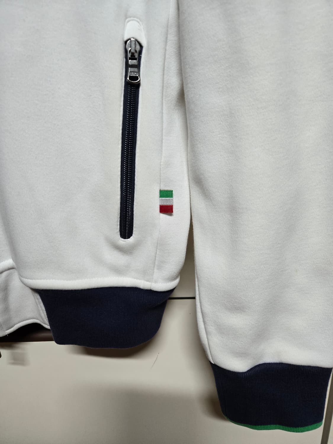 폴로랄프로렌 정품 화이트 이탈리아 빅포니 집업 상품이미지3