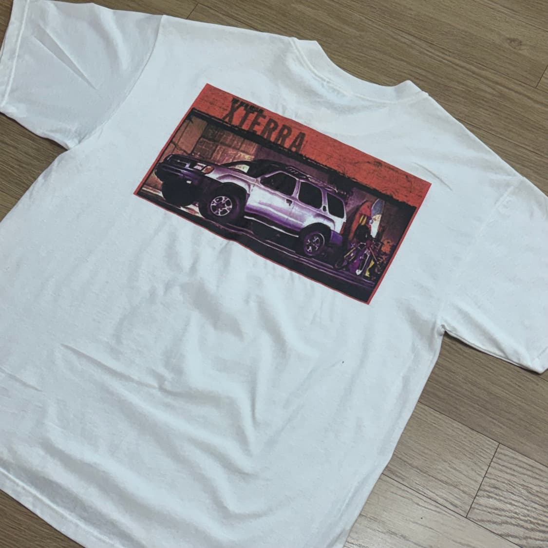 L 90s hanes 닛산 프로모 티셔츠 상품이미지3