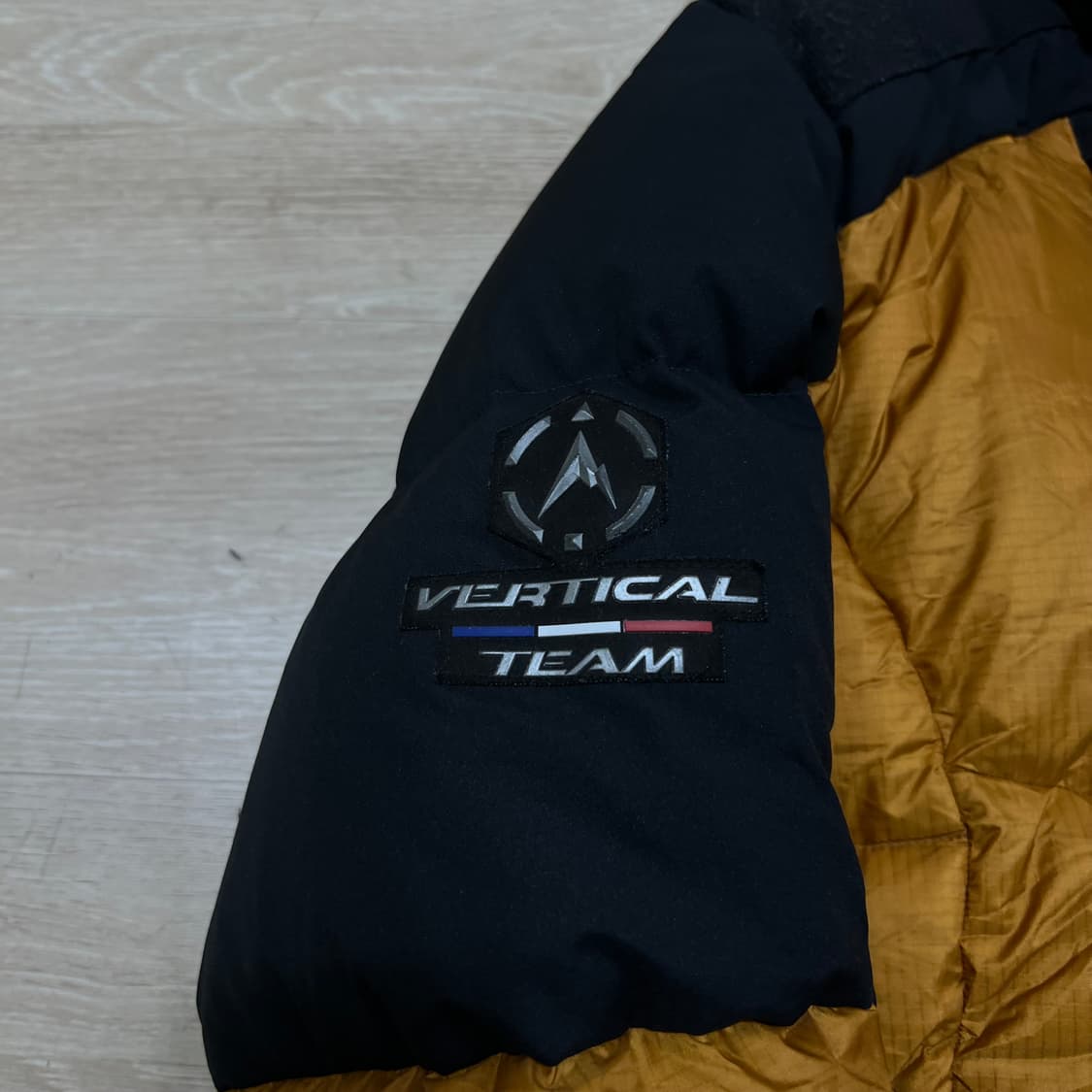 라푸마 구스다운 800 배색 후드 푸퍼패딩 점퍼 [머스타드] S/90 상품이미지4