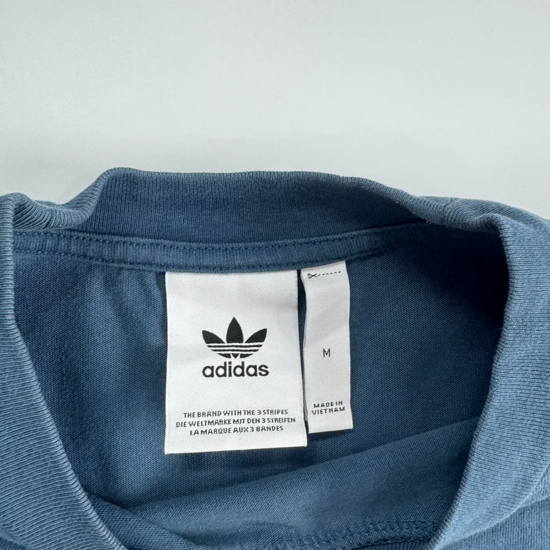 Adidas 아디다스 빅 파이어 로고 네이비 반팔 상품이미지5