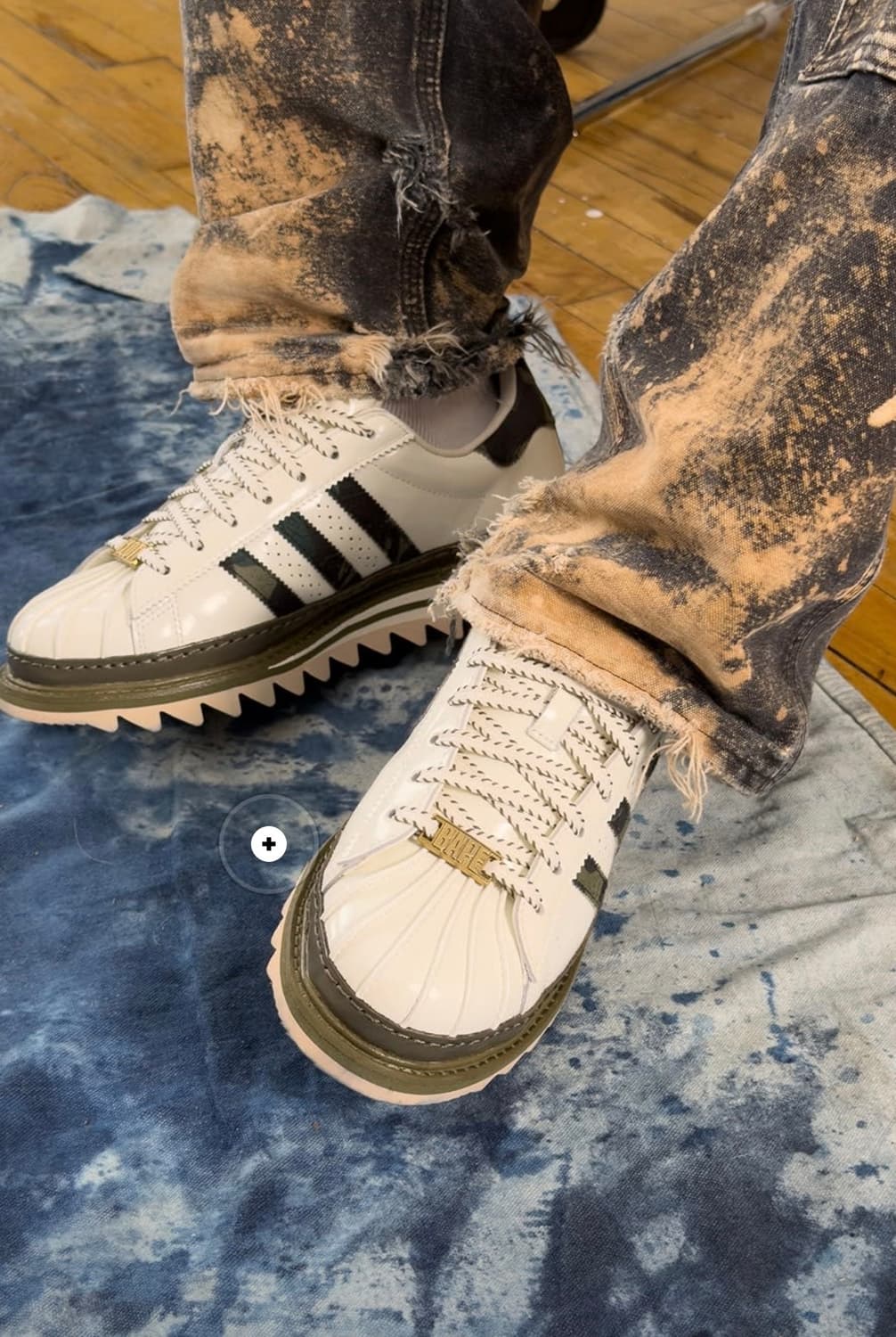 아디다스 x 베이프 x 에디슨 첸 클랏 슈퍼스타 280 상품이미지3