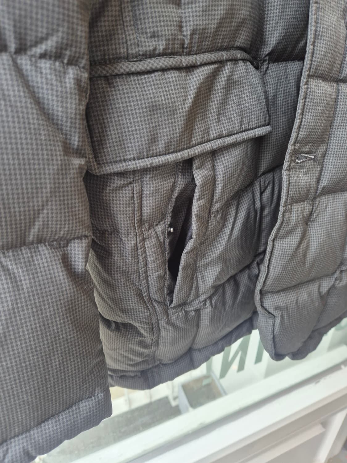 임페리얼 바둑이패턴 누빔패딩 사이즈 105 상품이미지7