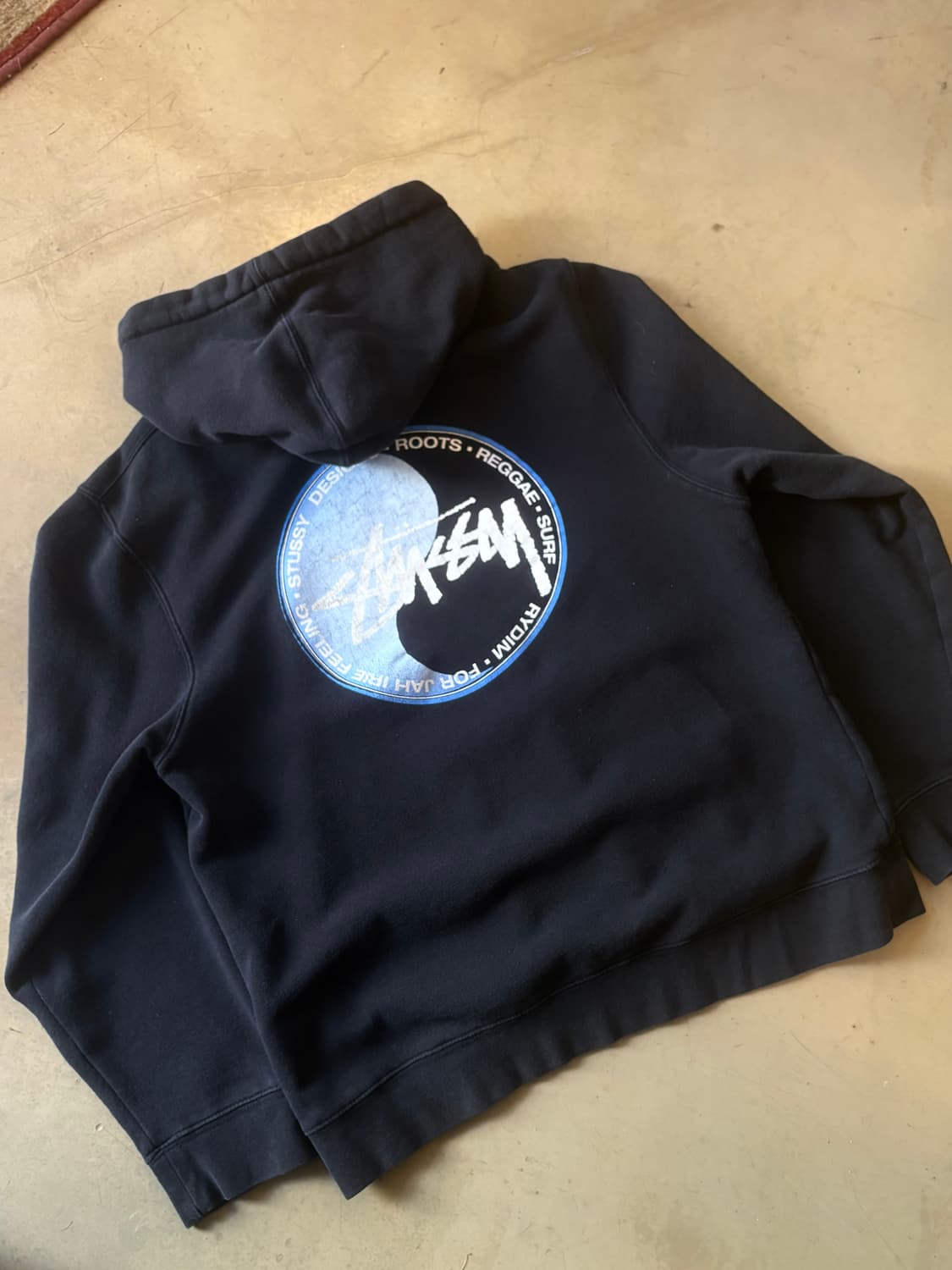 00s 스투시 usa 음양 로고 후드  상품이미지1