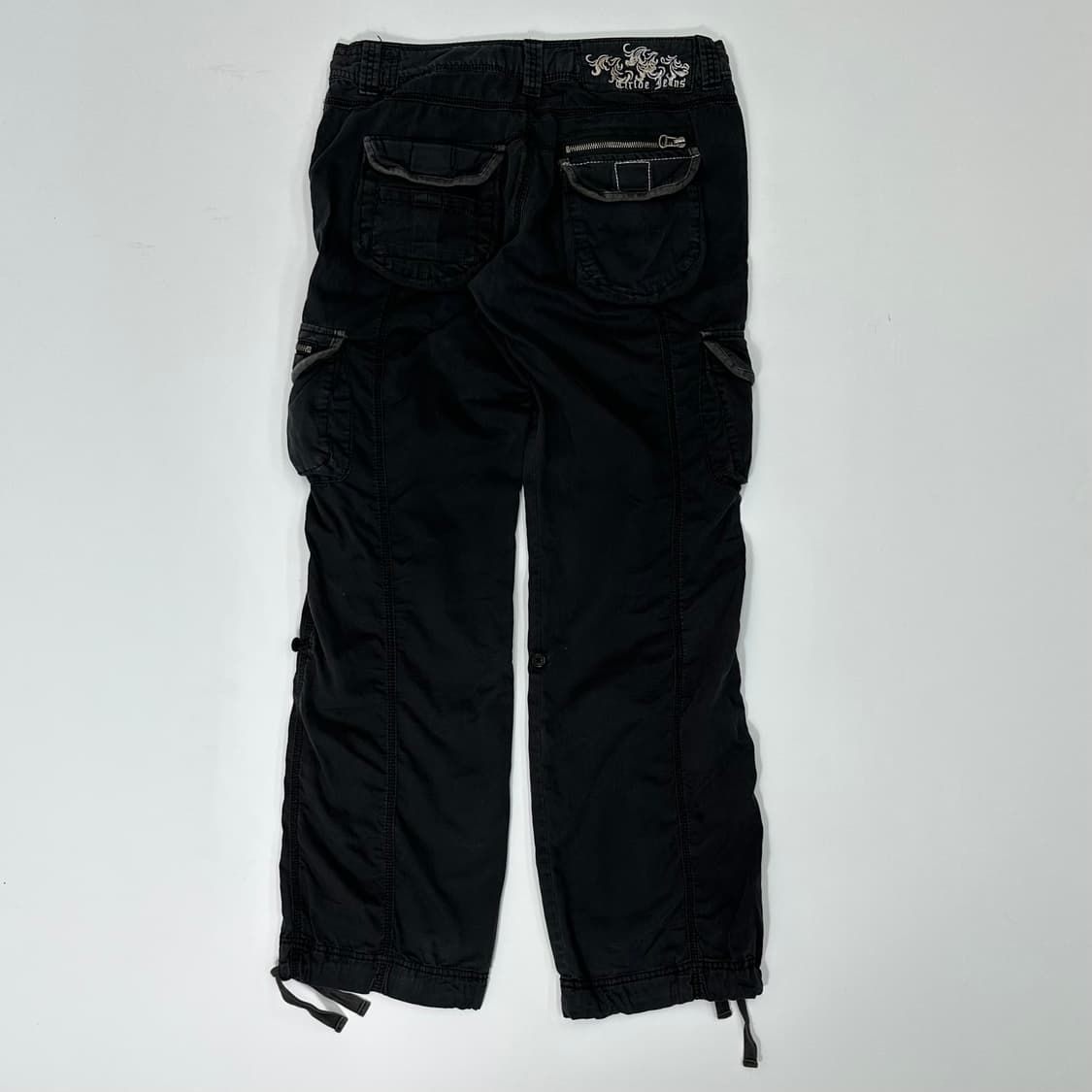 Black y2k cargo pants 상품이미지7
