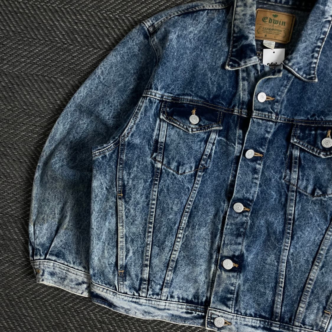 00s 에드윈 USA 오리지날 데님 트러커 자켓o 3497 상품이미지3