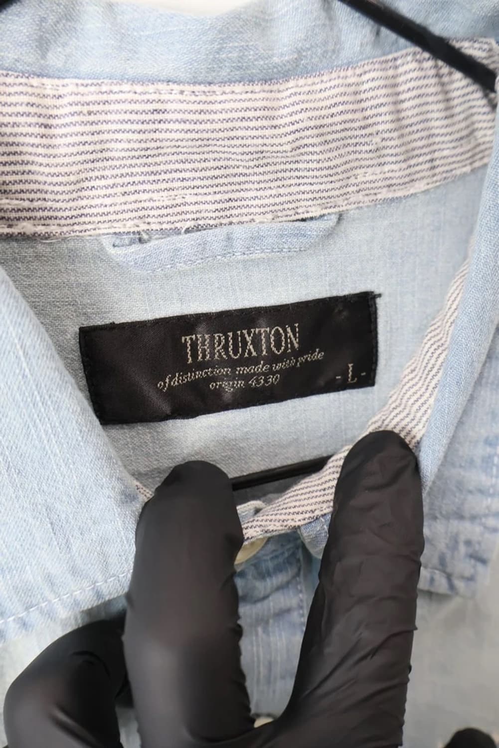 Thruxton Light Wash Denim Shirt 상품이미지5