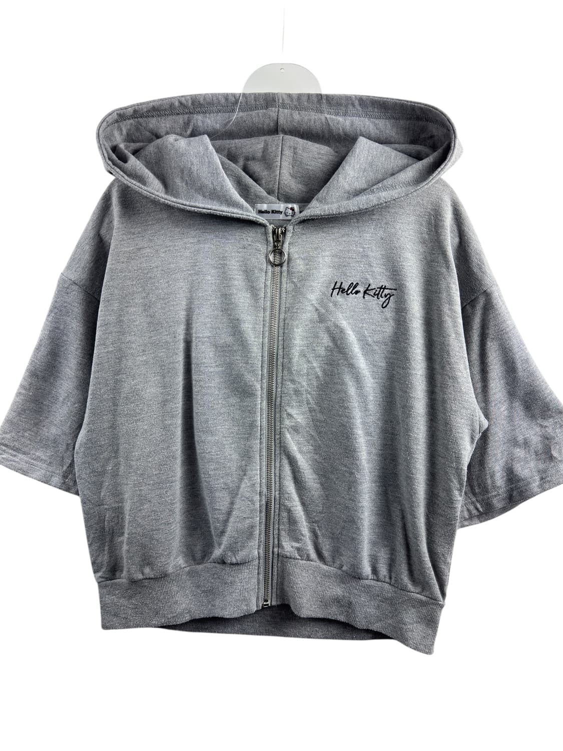 헬로키티 패치 반팔 후드집업1519 상품이미지2