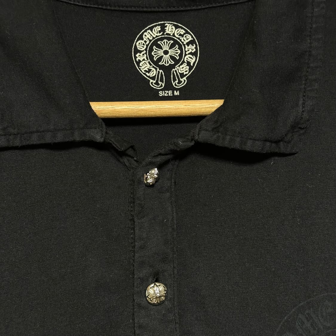 크롬하츠 홀스슈 스크롤 크로스볼 폴로 티셔츠 상품이미지3