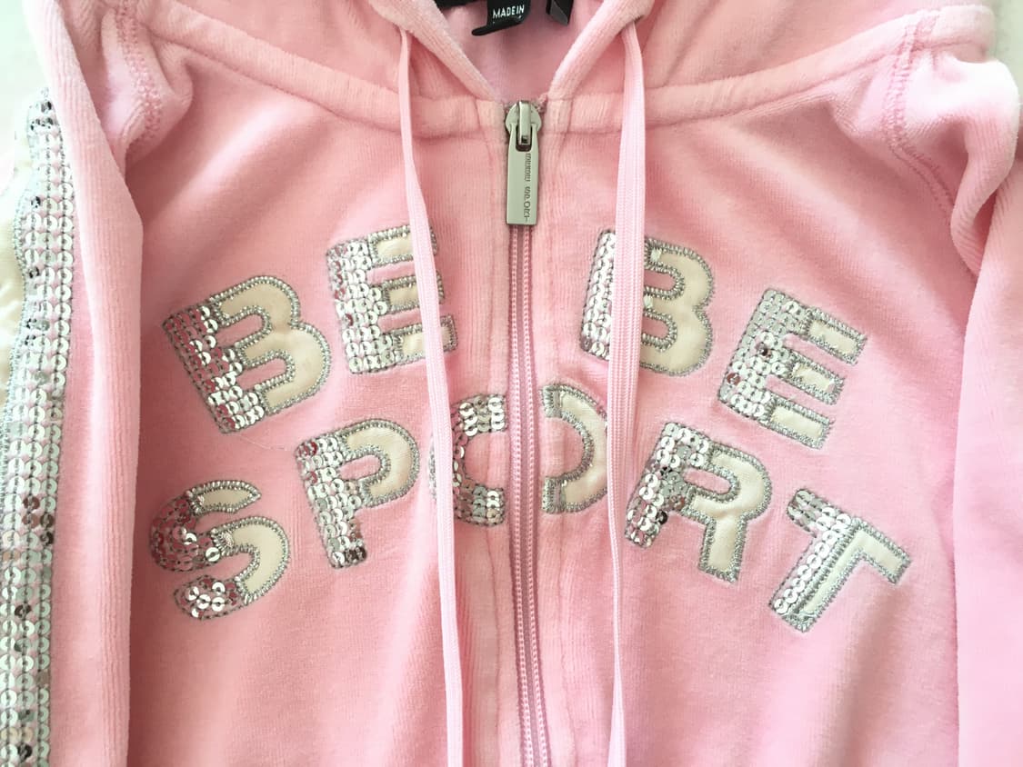 BEBE SPORT 핑크 퍼 후드집업 핀터레스트 갸루 y2k 00s 상품이미지8