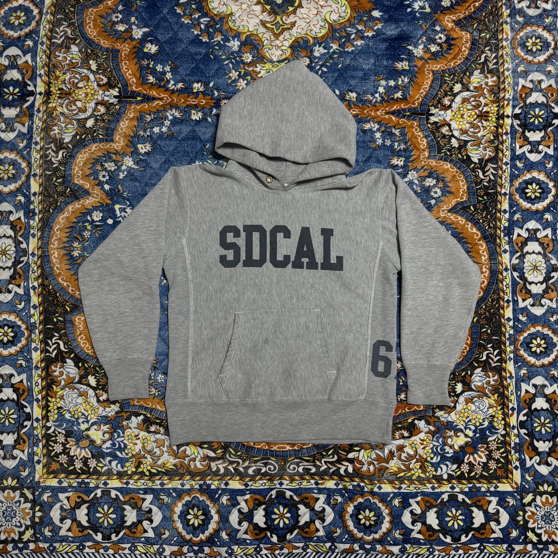 챔피온 리버스위브 재팬 블루택 그레이 스웻후드 상품이미지1