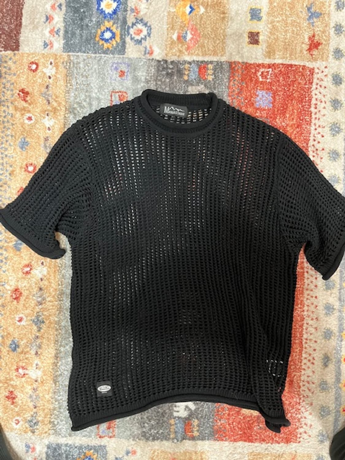 마나스타쉬 그물 니트 반팔 상품이미지1