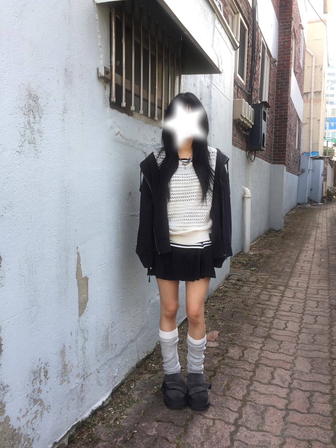 빈티지 후드 코디세트 상품이미지1