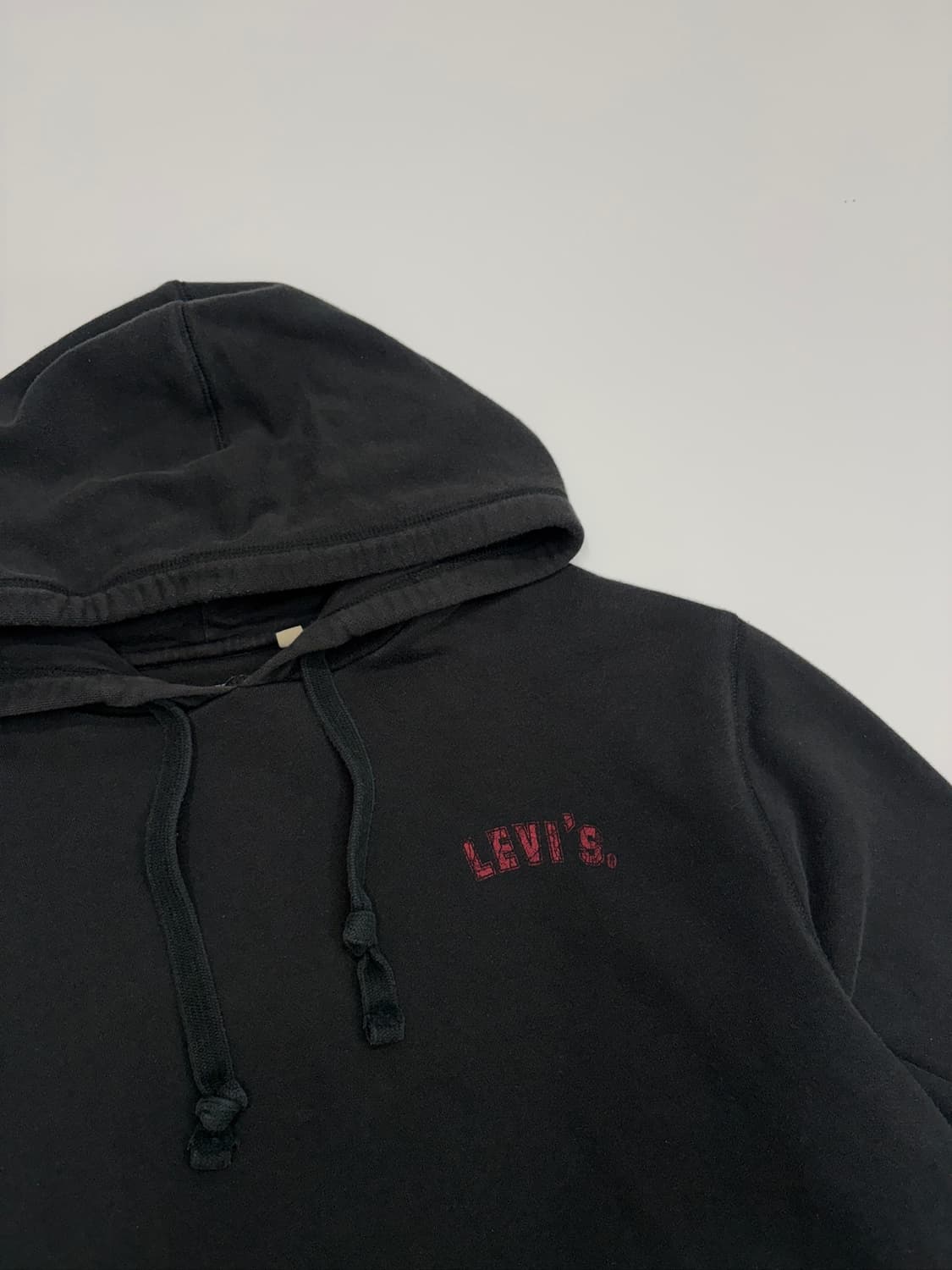 Levis 빈티지 리바이스 블랙 후드 티셔츠 상품이미지2