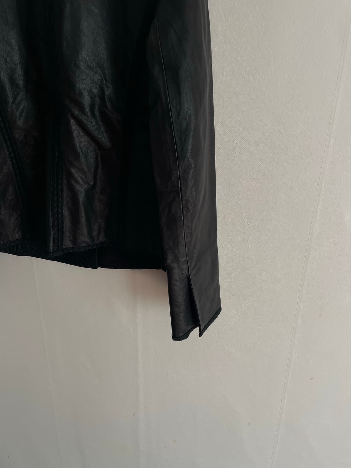 armani collezioni leather jacket 상품이미지5