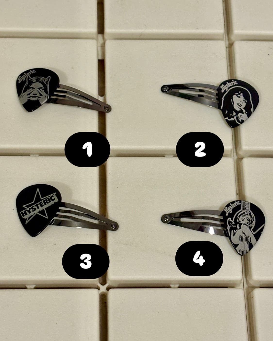 히스테릭 헤어핀 (1개/번호채팅주세요) 상품이미지1