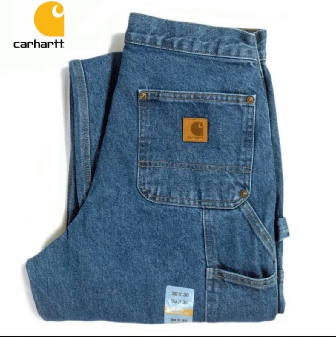 38x34 칼하트 더블니 B73 DST 다크스톤 카펜터 워크웨어 청바지 상품이미지6