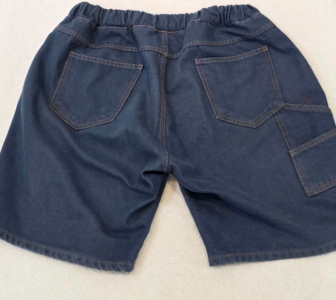 (빅사이즈) 허리밴딩 청반바지 상품이미지2