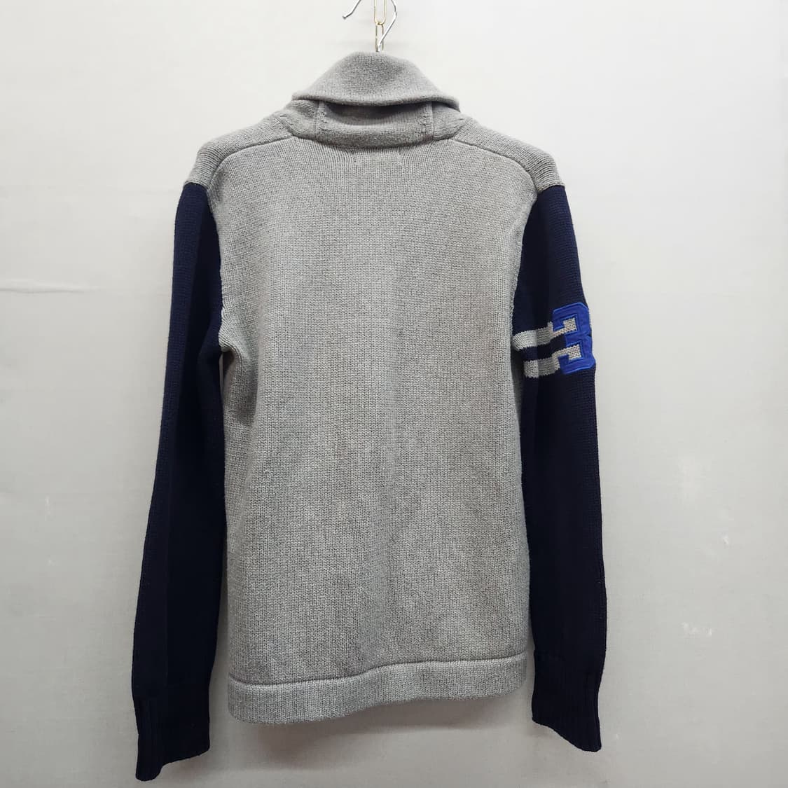 폴로랄프로렌 빅포니 자수 배색 숄카라 가디건 S 상품이미지4