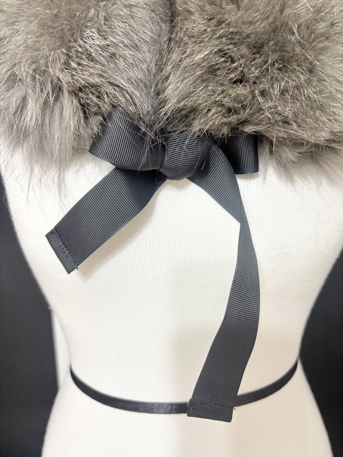 천연 라쿤퍼 리본 카라/목도리/머플러/워머/새거수준 상품이미지3