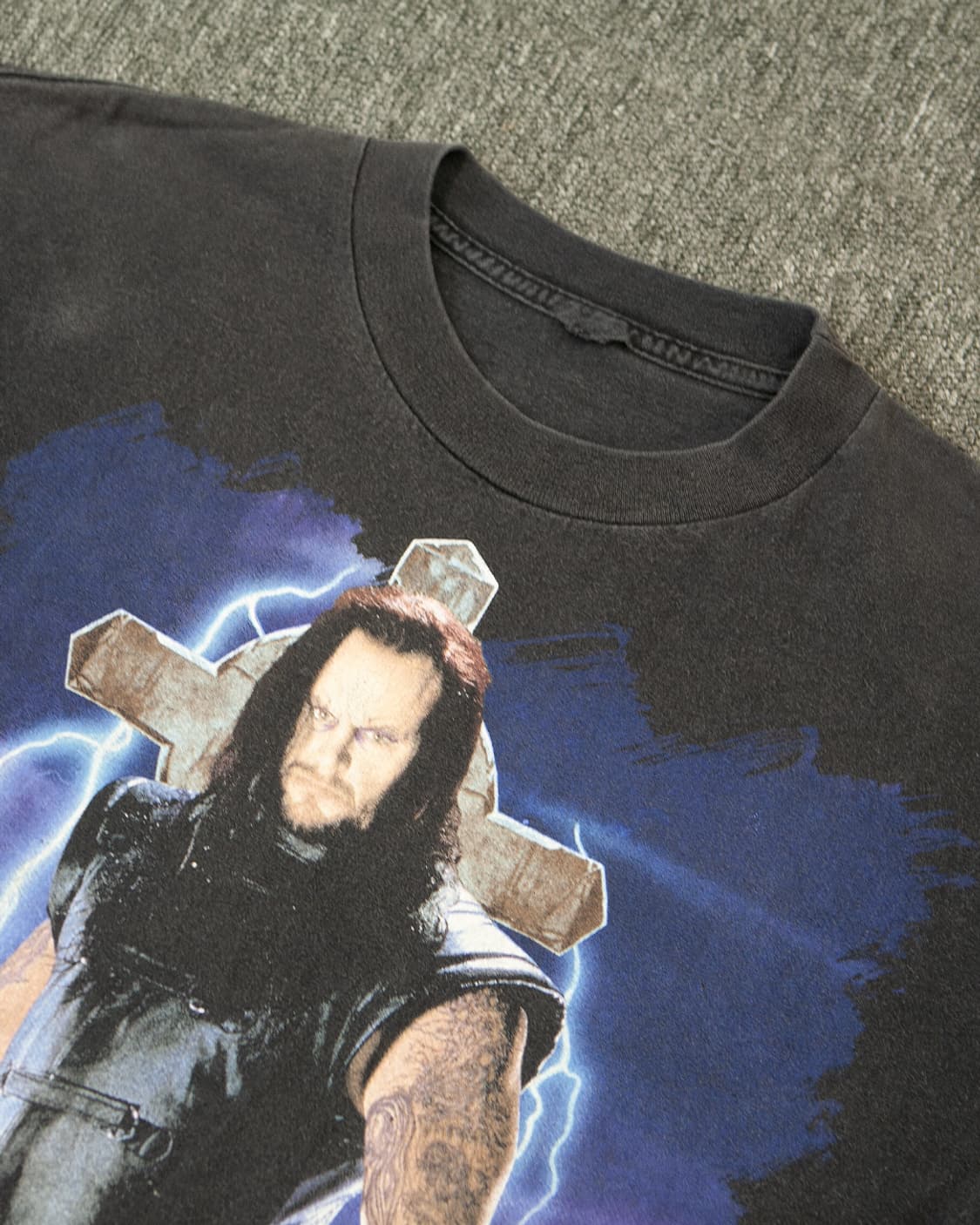 올드 빈티지 WWE WWF 레슬링 언더테이커 반팔티셔츠 상품이미지2