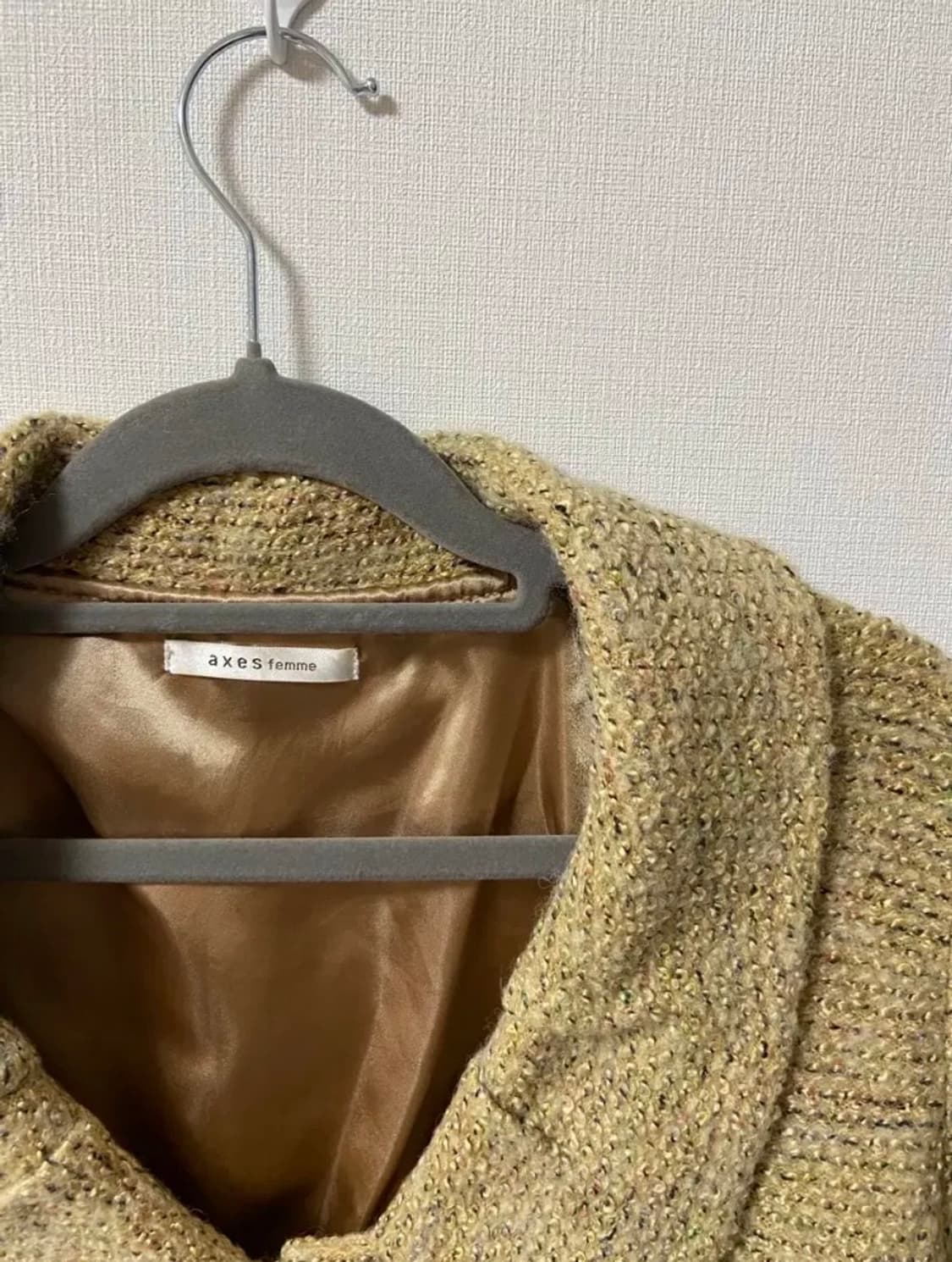 일본 빈티지 모리걸 오네라떼히메 갸루 레이스니트 원피스 자켓 상품이미지4