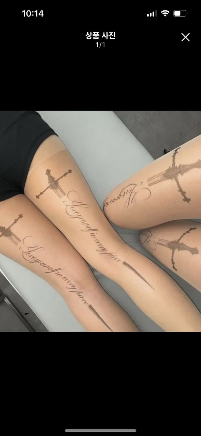 (새상품) 2000아카이브 스워드 타이즈 sword tights  상품이미지1