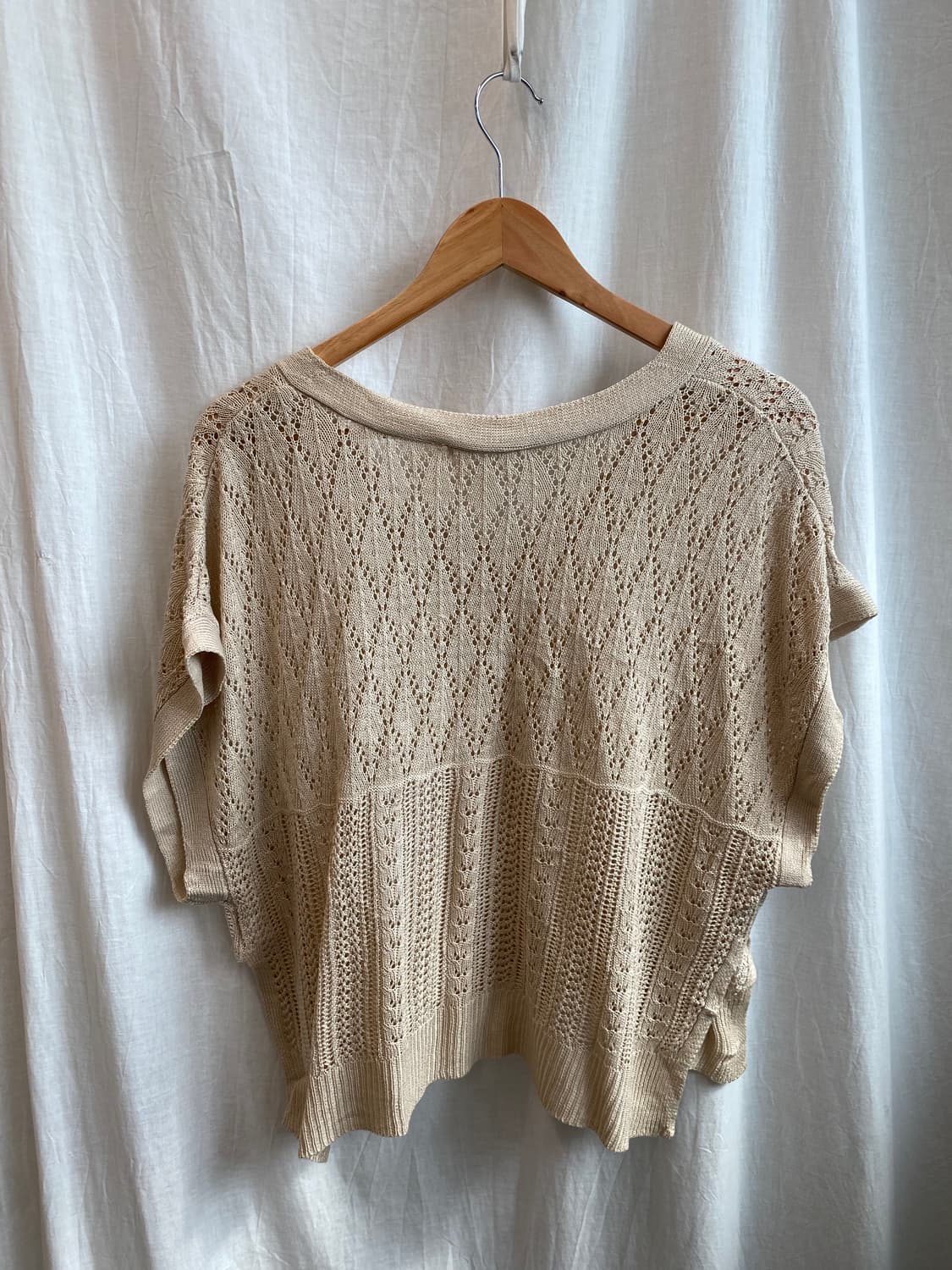 KHALITA 베이지 니트 베스트(F) 상품이미지3