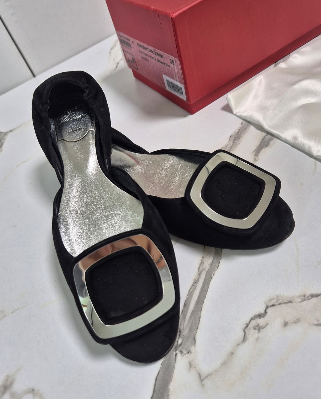 (정품) 로저비비에 스웨이드 플랫슈즈 35 상품이미지7