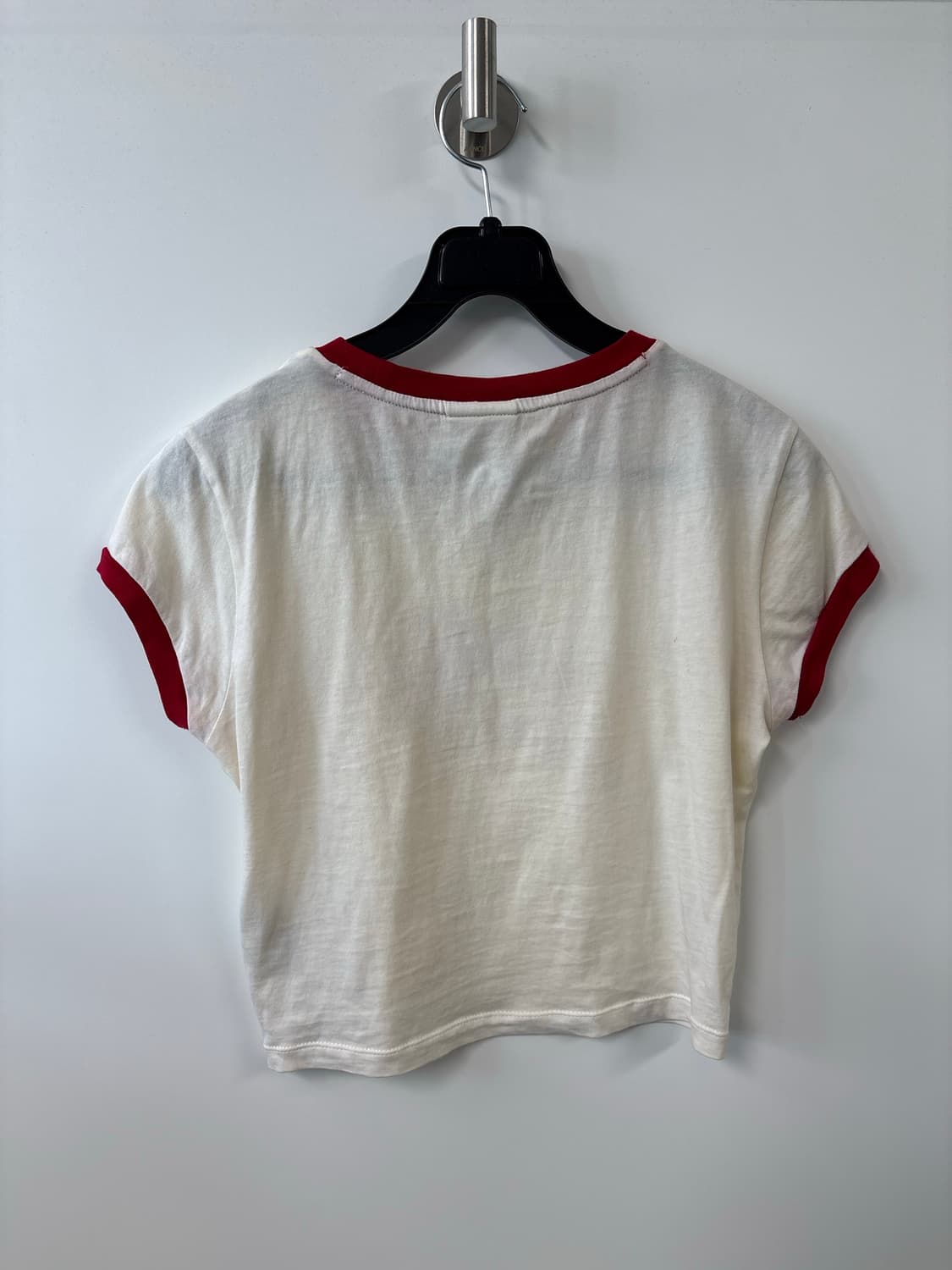 게스 크롭 링거 반팔 티셔츠 상품이미지4