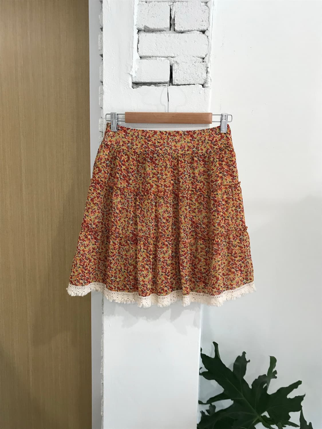 vintage flower skirt 상품이미지2