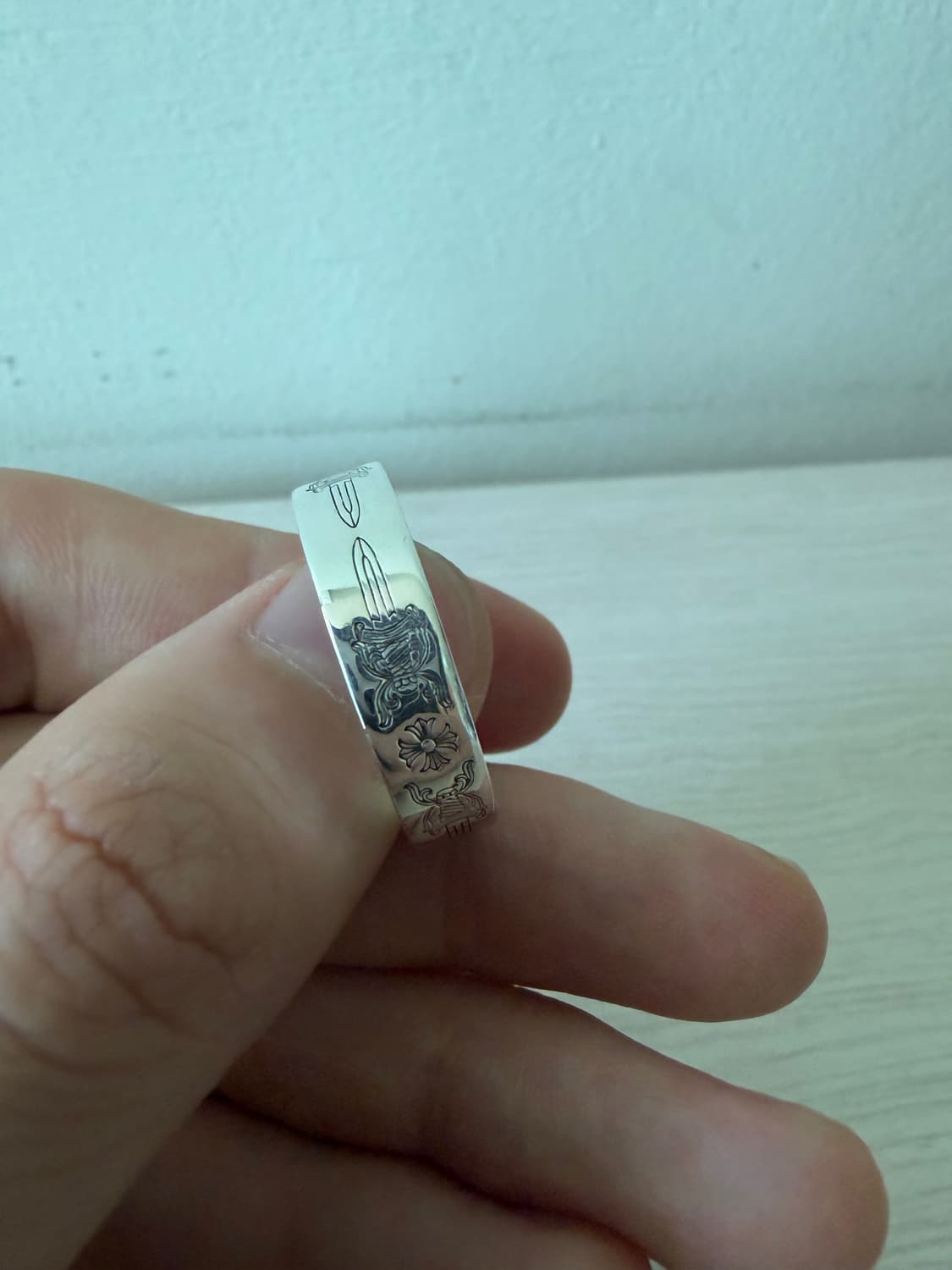 [us9.5] 크롬하츠 스페이서 대거링 6mm 상품이미지8