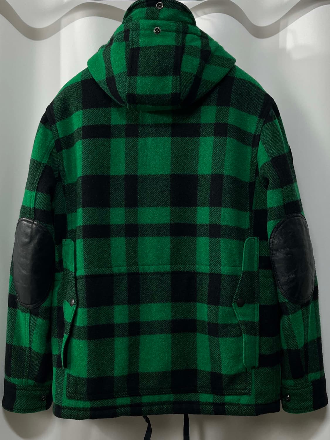 폴로 랄프로렌 버팔로 매키노 카우하이드 엘보 울 헌팅자켓 상품이미지2