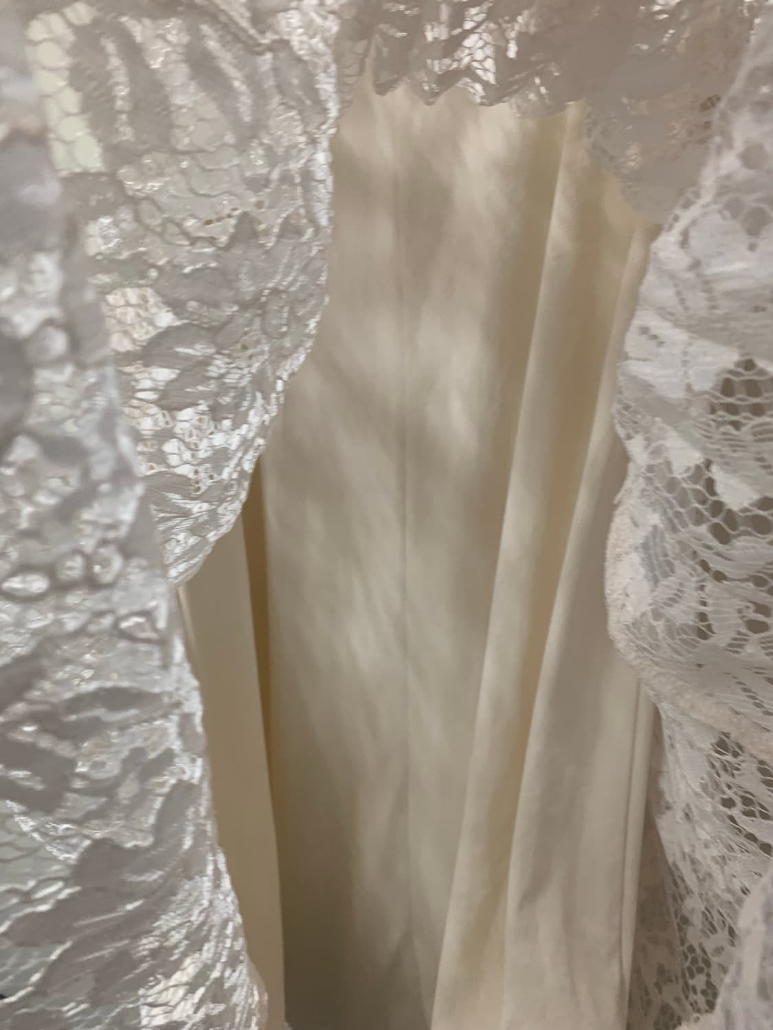 Opaqueclip 레이스 플리츠 롱스커트  상품이미지6