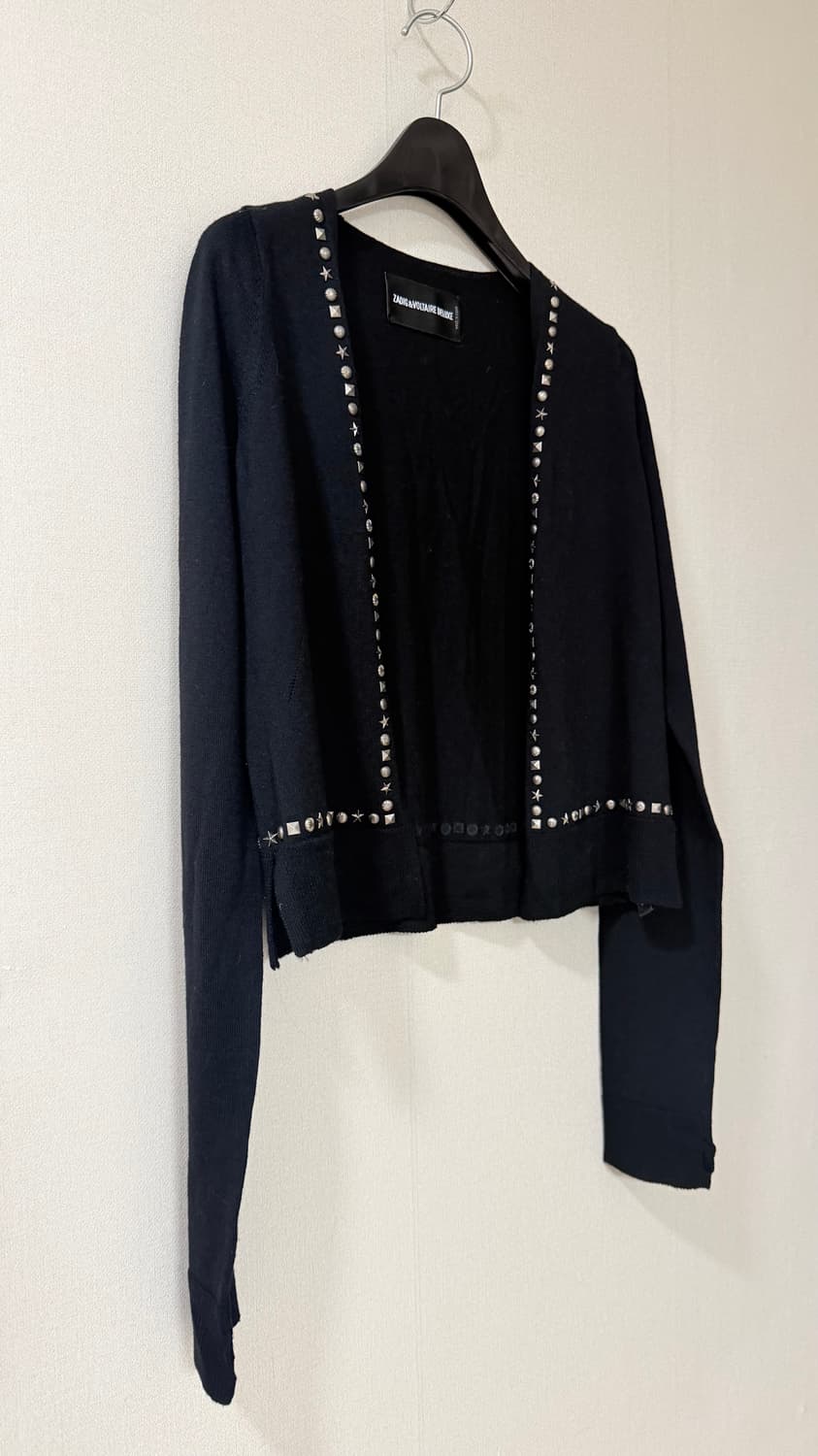 자딕앤볼테르 Zadig&Voltaire 메리노울 100% 스터드 크롭 가 상품이미지2