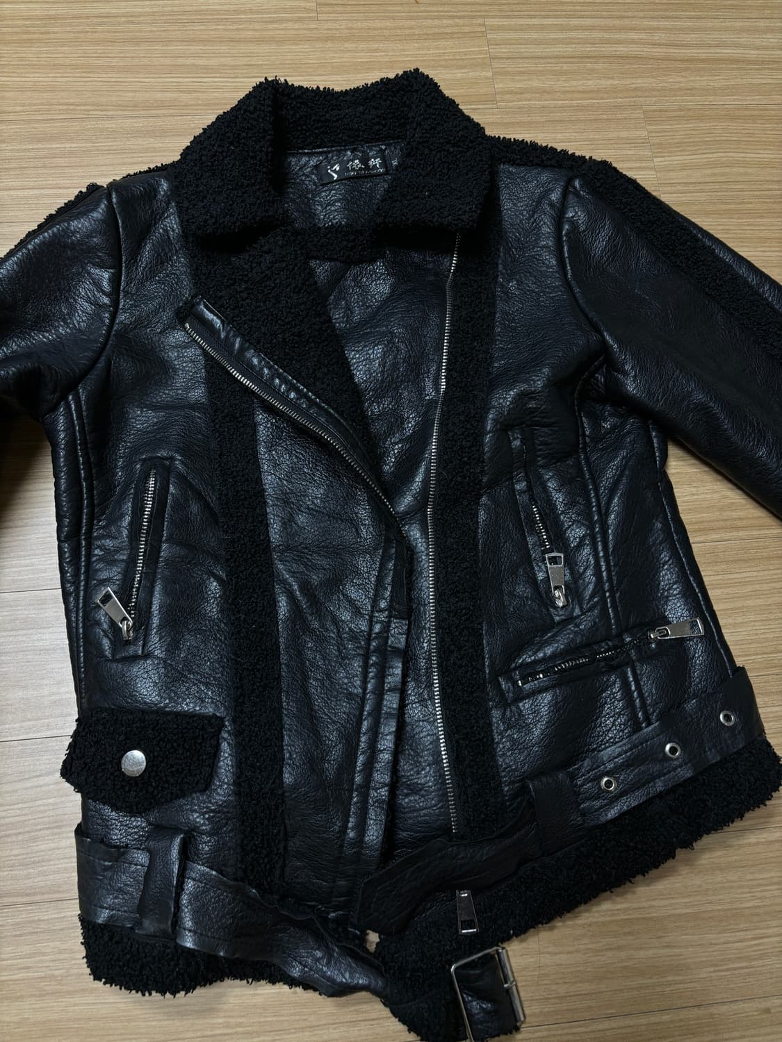 무스탕 라이더 레더자켓 상품이미지4