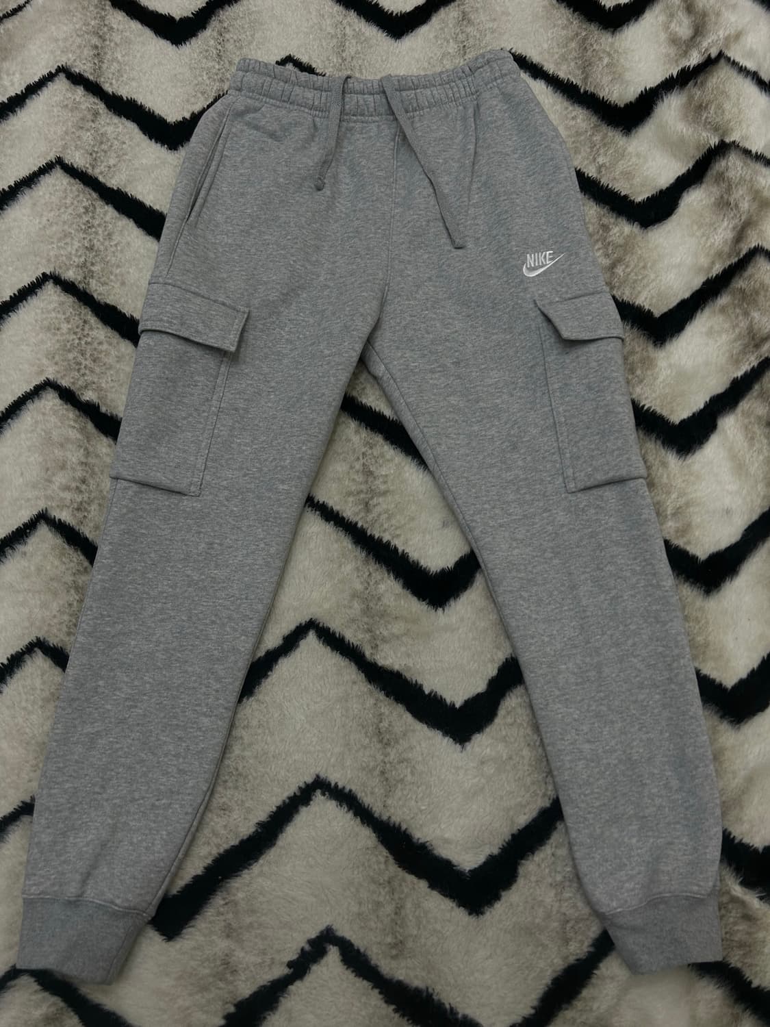 [M]나이키NSW 카고 조거 트레이닝팬츠/그레이/기모 상품이미지3