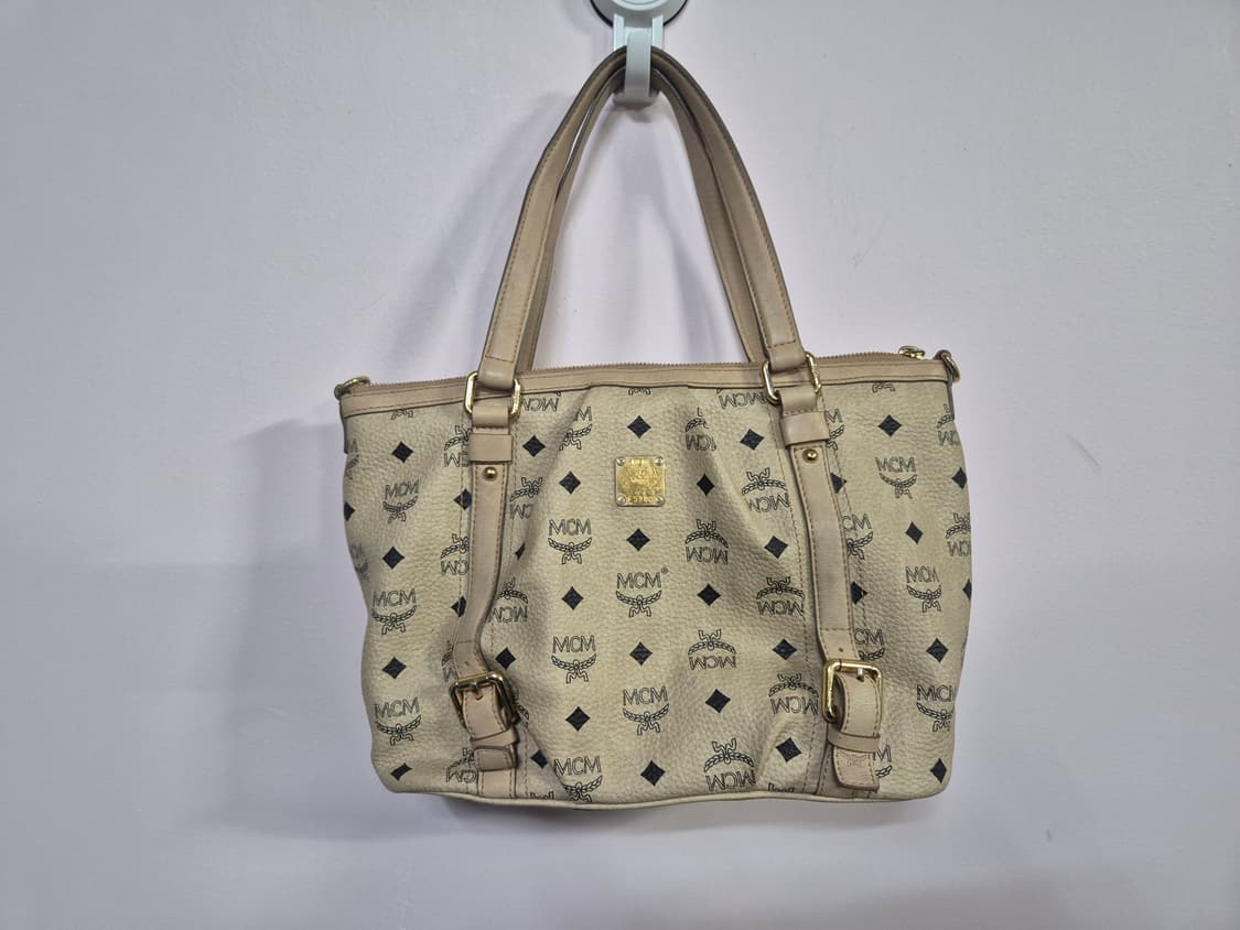 MCM 로고 패턴 토트백 상품이미지1