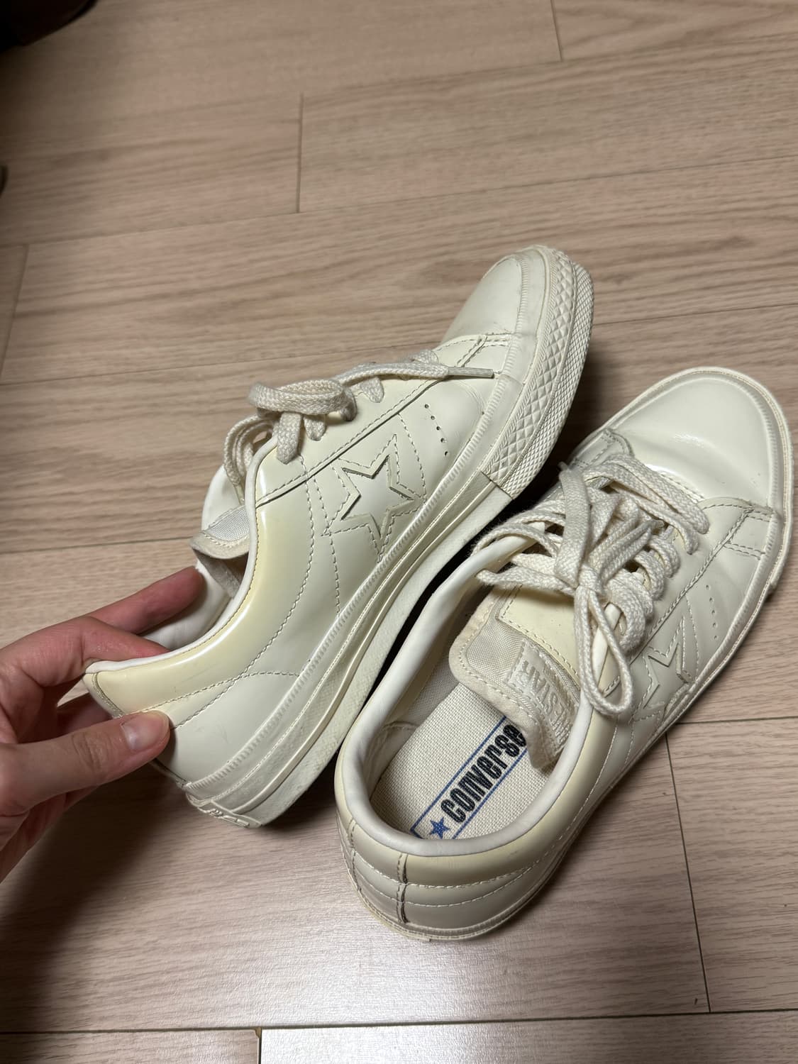 컨버스 원스타 아이보리 스니커즈 230 상품이미지4
