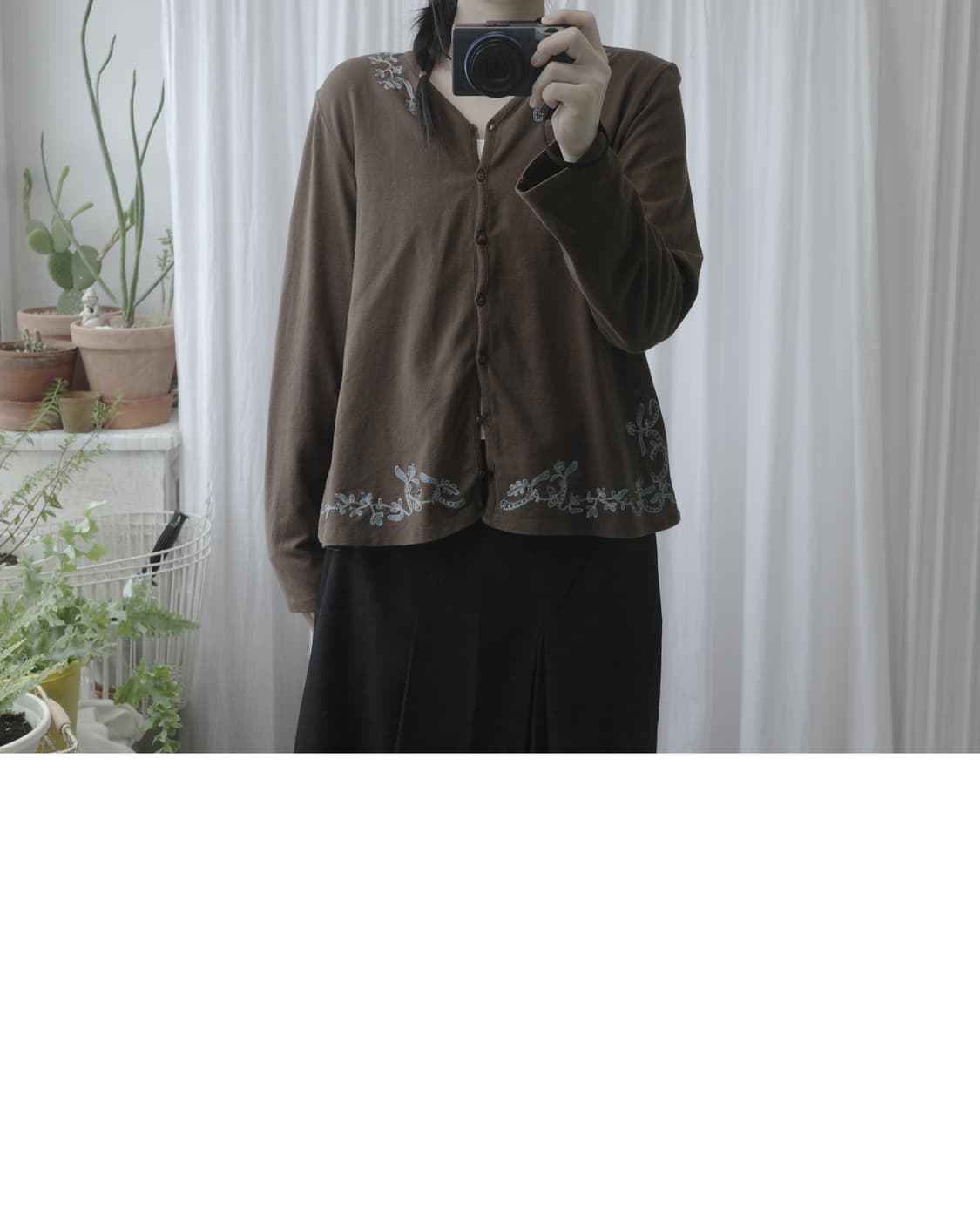Oriental brown cardigan 상품이미지5