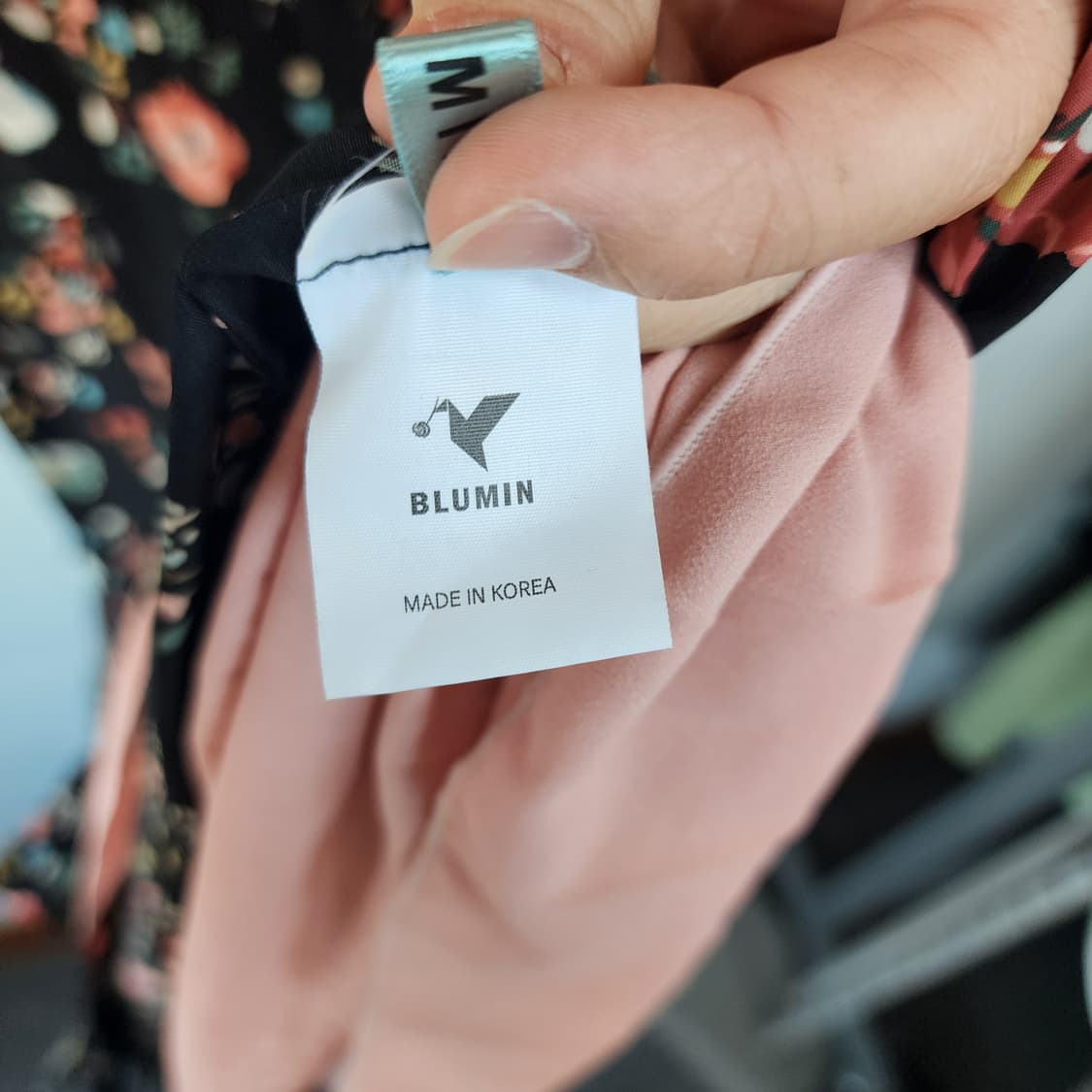 블루민 플라워 롱 원피스 리본끈 장식 상품이미지8