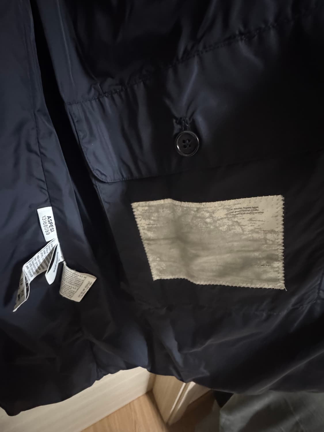 아스페시 네이비 패딩코트 105 상품이미지3